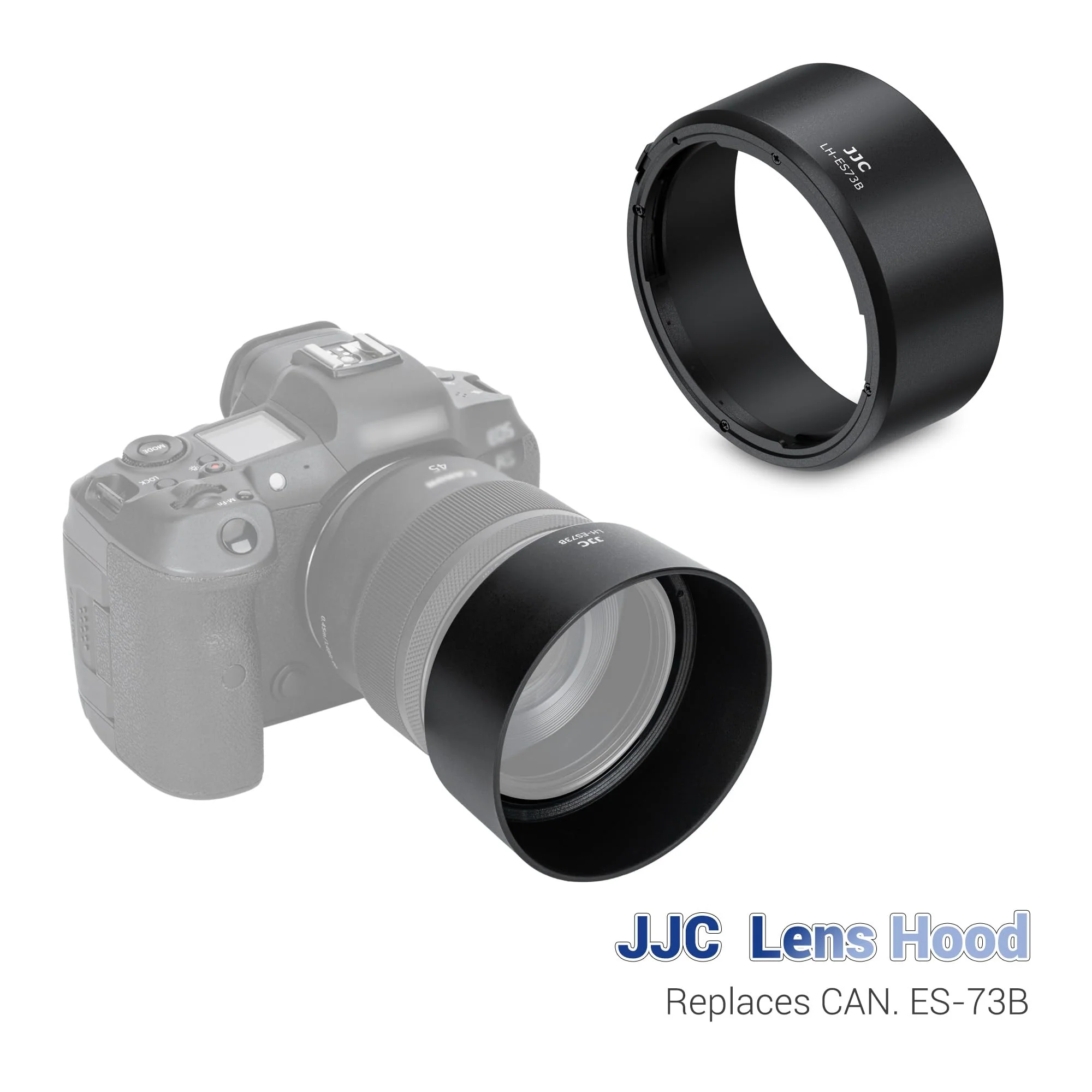 JJC ES-73B Lens Hood for Canon RF 45mm f/1.2 STM, Replaces Canon ES-73B, No Vignetting, Reversible, Compatible with 67mm Filter/Lens Cap Original Shape - Image 2