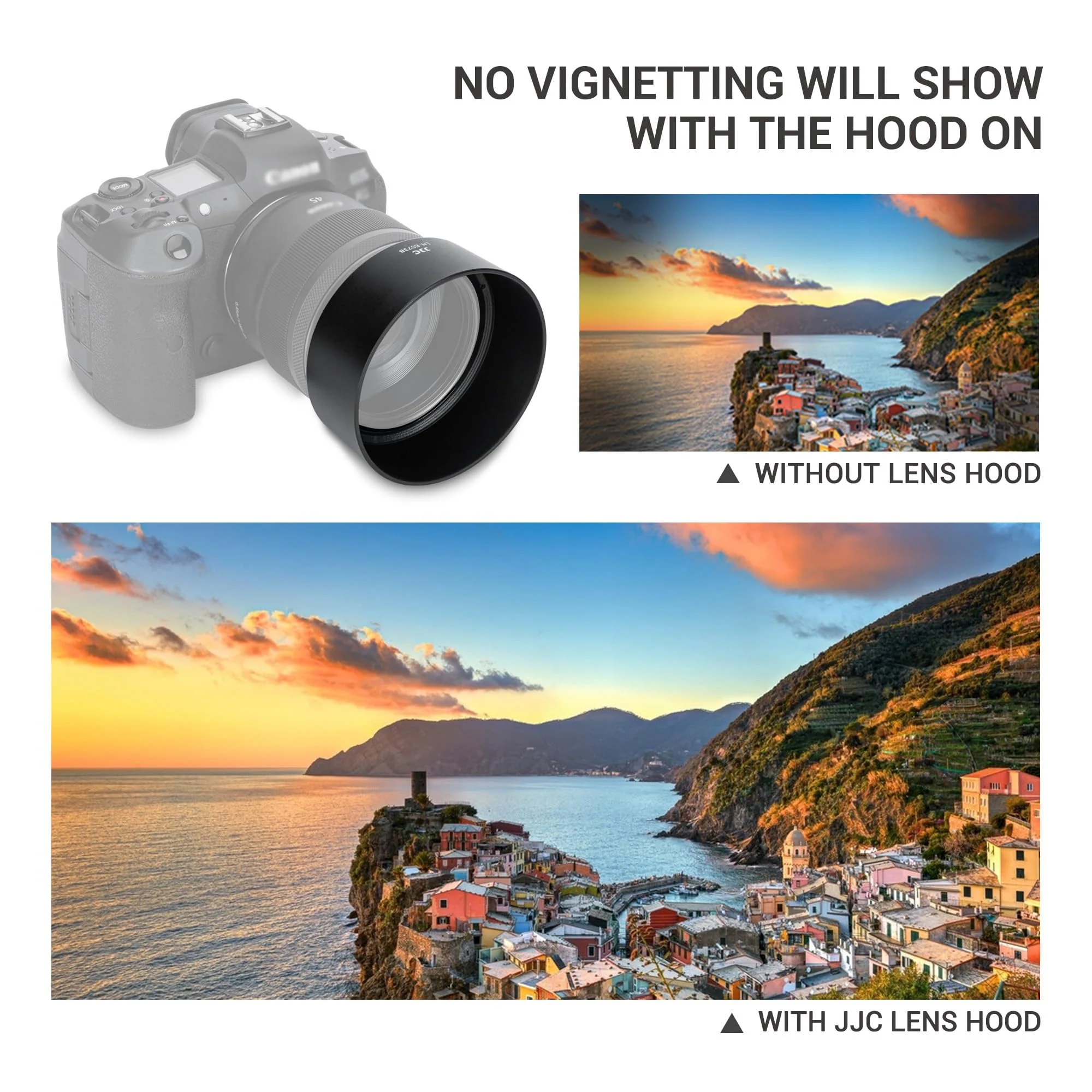 JJC ES-73B Lens Hood for Canon RF 45mm f/1.2 STM, Replaces Canon ES-73B, No Vignetting, Reversible, Compatible with 67mm Filter/Lens Cap Original Shape - Image 5