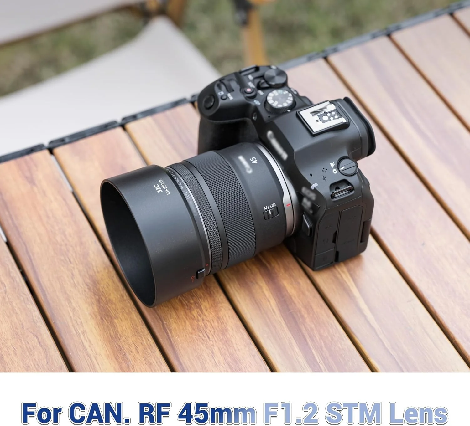 JJC ES-73B Reversible Lens Hood Shade Protector for Canon RF 45mm RF45mm F1.2 STM Replaces Canon ES73B, Compatible with 67mm Filters & Lens Caps, No Vignetting Round Shape - Image 3