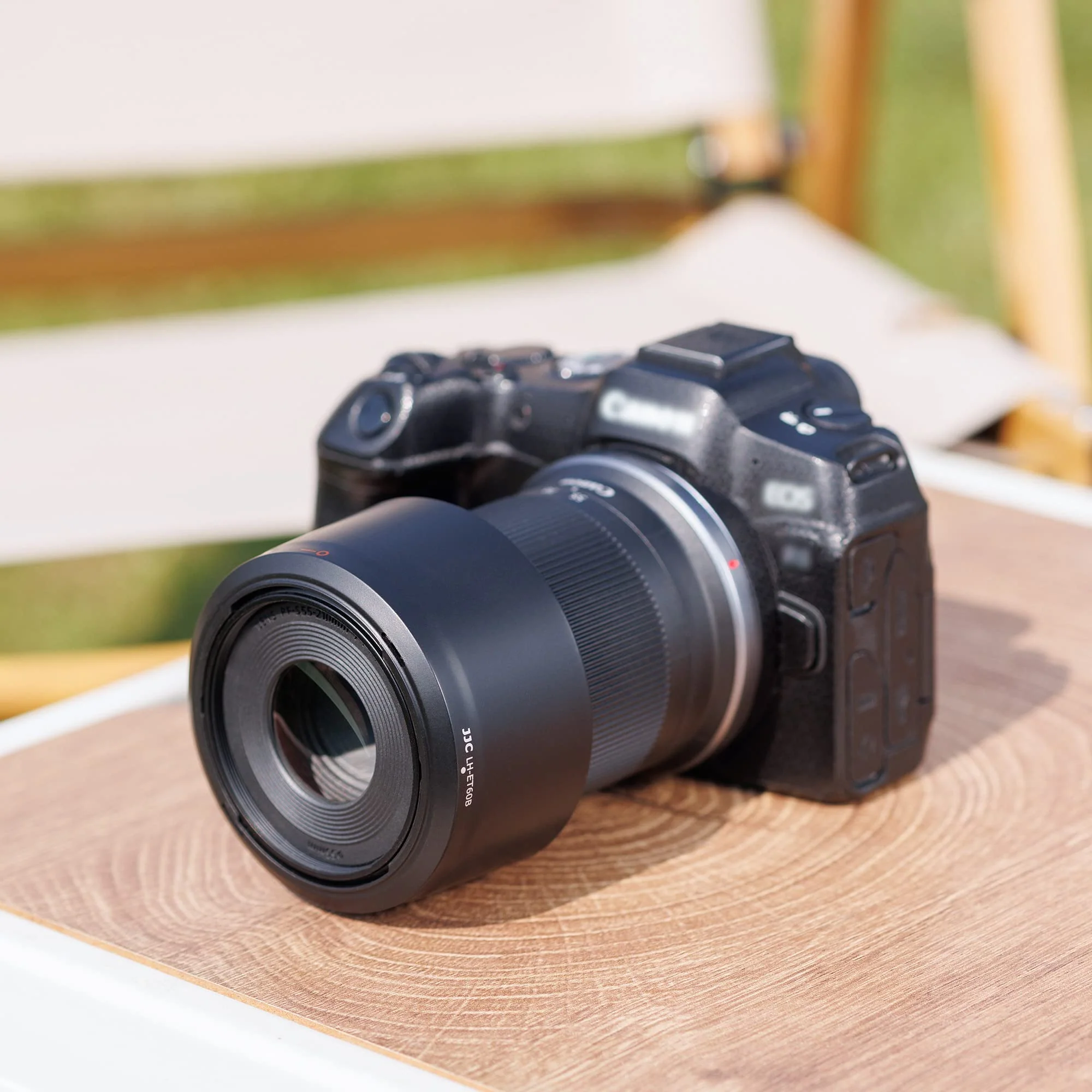 JJC ET-60B Lens Hood for Canon RF-S 55-210mm f/5-7.1 is STM Telephoto Zoom Lens on Canon R50 R100 Replaces Canon ET-60B with Reversible Design, Compatible with 55mm Filter and Lens Cap - Image 8