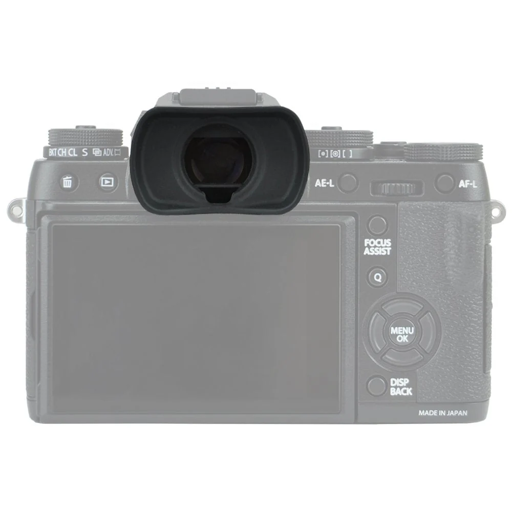JJC Eyecup Eyepiece EF-XT L Replacement for Fuji X-H2 X-T5 X-T4 X-T3 X-T2 XT4 XT3 XT2 XT1 XH1 GFX100S GFX100 GFX 50S GFX50S II Camera Viewfinder Eyeshade Replaces Fuji Eye Cup EF-XTS EF-XTM EF-XTL - Image 4