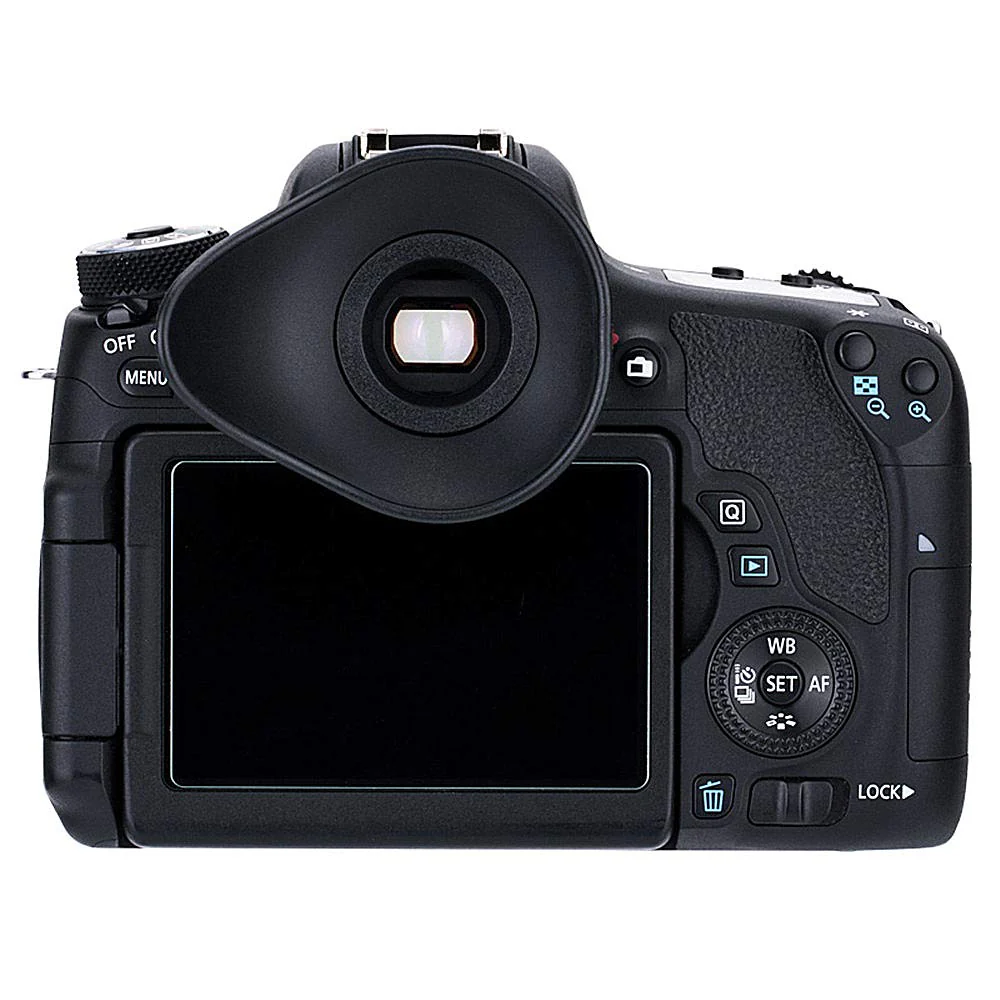 JJC Eyecup Eyepiece Viewfinder for Canon EOS 6DM2 6D 5DM2 5D 90D 80D 77D 70D 60Da 850D 800D 760D 750D 700D 1500D 1300D 1200D Rebel T8i T7i T6s T6i T5i T7 T6 T5 T4i T3i SL2 Replace Canon Eye Cup EB Ef - Image 6