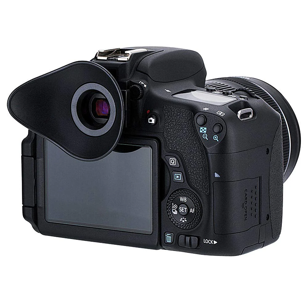 JJC Eyecup Eyepiece Viewfinder for Canon EOS 6DM2 6D 5DM2 5D 90D 80D 77D 70D 60Da 850D 800D 760D 750D 700D 1500D 1300D 1200D Rebel T8i T7i T6s T6i T5i T7 T6 T5 T4i T3i SL2 Replace Canon Eye Cup EB Ef - Image 9