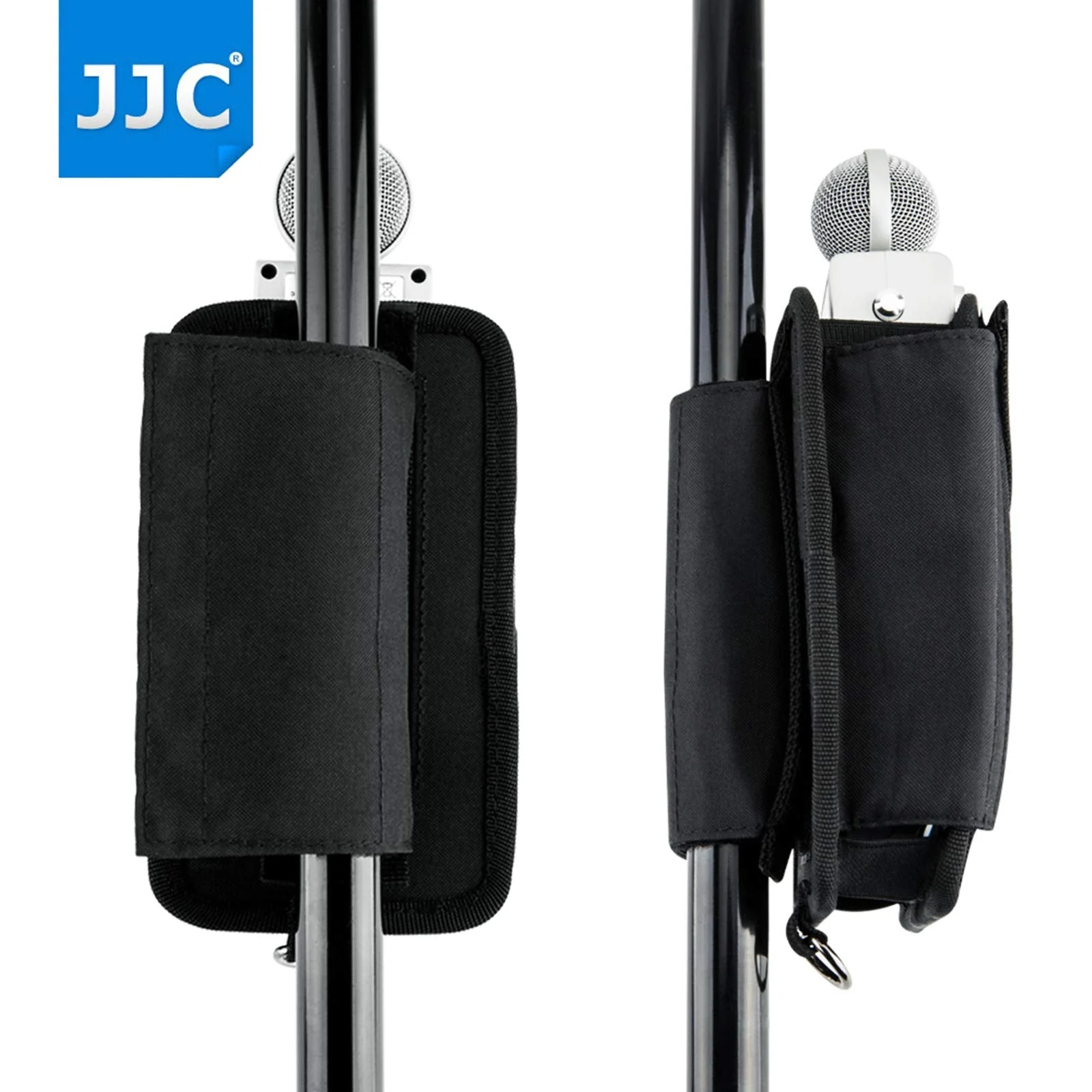 JJC H6 Protective Carrying Storage Pouch Case Bag for Zoom H6 & H6 All Black 2020 Version Handy Portable Recorder replaces Zoom PCH-6 Case, with Clear Visible Front Face Cover Protector for H6 & H6 Black - Image 7
