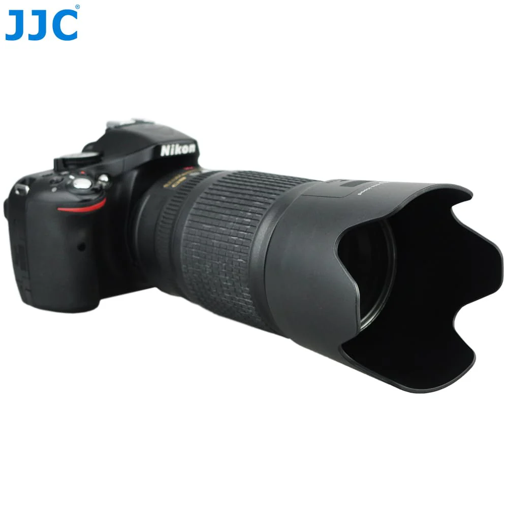 JJC HB-36 Lens Hood Reversible Lens Shade Cover for NIKKOR Nikon AF-S VR Zoom-Nikkor 70-300mm f/4.5-5.6G IF-ED, Replace Nikon HB-36 Lens Hood,Provide Lens with Extra Protector - Image 2