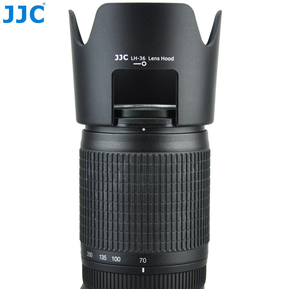 JJC HB-36 Lens Hood Reversible Lens Shade Cover for NIKKOR Nikon AF-S VR Zoom-Nikkor 70-300mm f/4.5-5.6G IF-ED, Replace Nikon HB-36 Lens Hood,Provide Lens with Extra Protector - Image 8