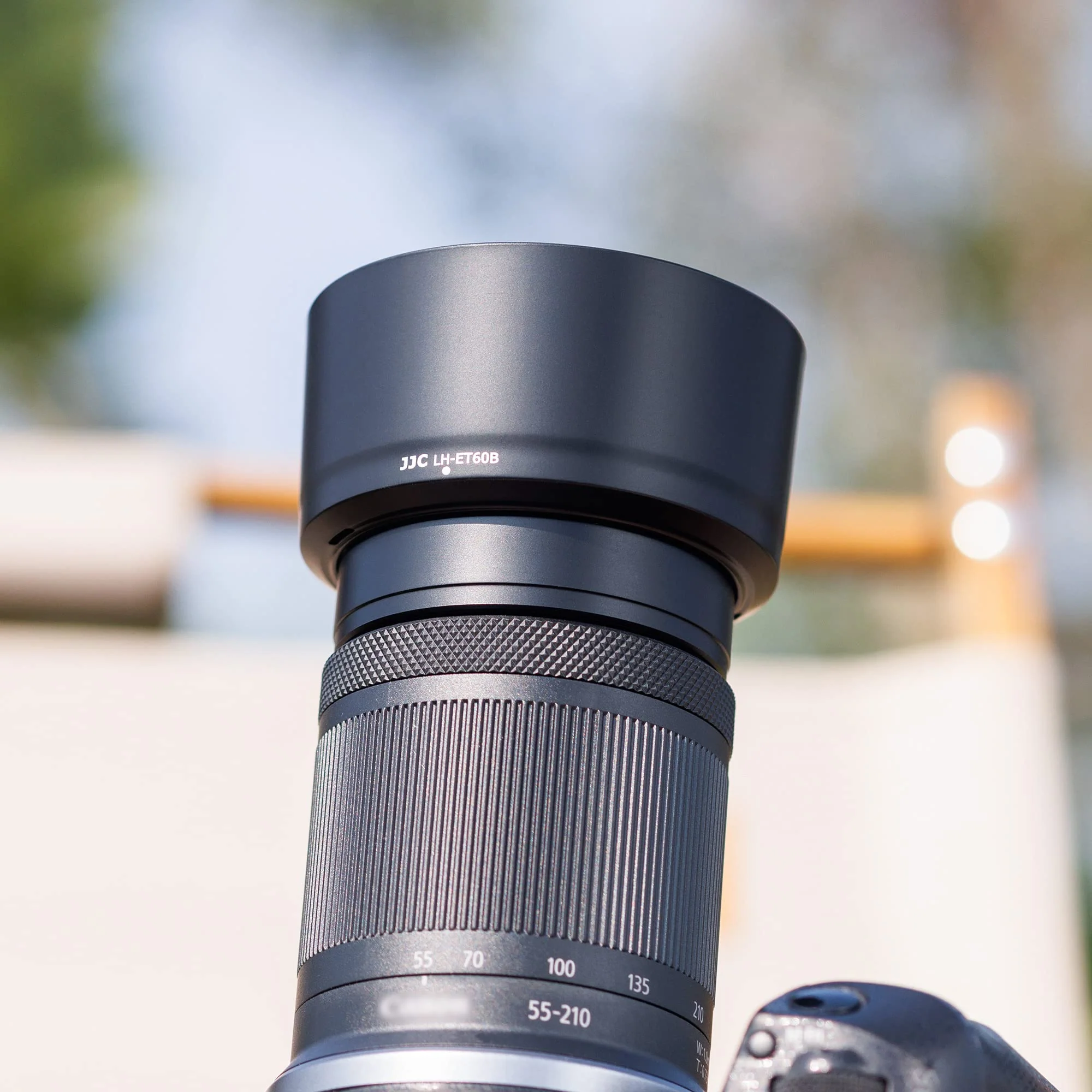JJC Lens Hood for Canon RF-S 55-210mm F5-7.1 is STM on R50 R100, Reversible Lens Shade Replace Canon ET-60B Lens Hood, Compatible with 55mm Filters and Lens Cap Replace ET-60B - Image 8