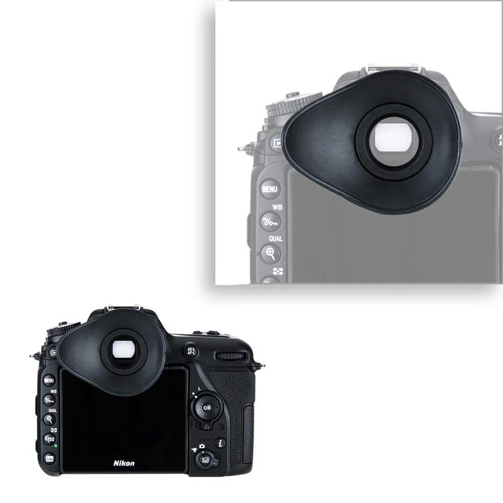 JJC Oval Eyecup Eyepiece Viewfinder for Nikon D7500 D7200 D7100 D7000 D5600 D5500 D5300 D3500 D3400 D780 D750 D610 D90 D80 & More, 360° Rotatable Design Replaces Nikon DK-25/20/21/23/24 Eye Cup Oval Design - Image 5