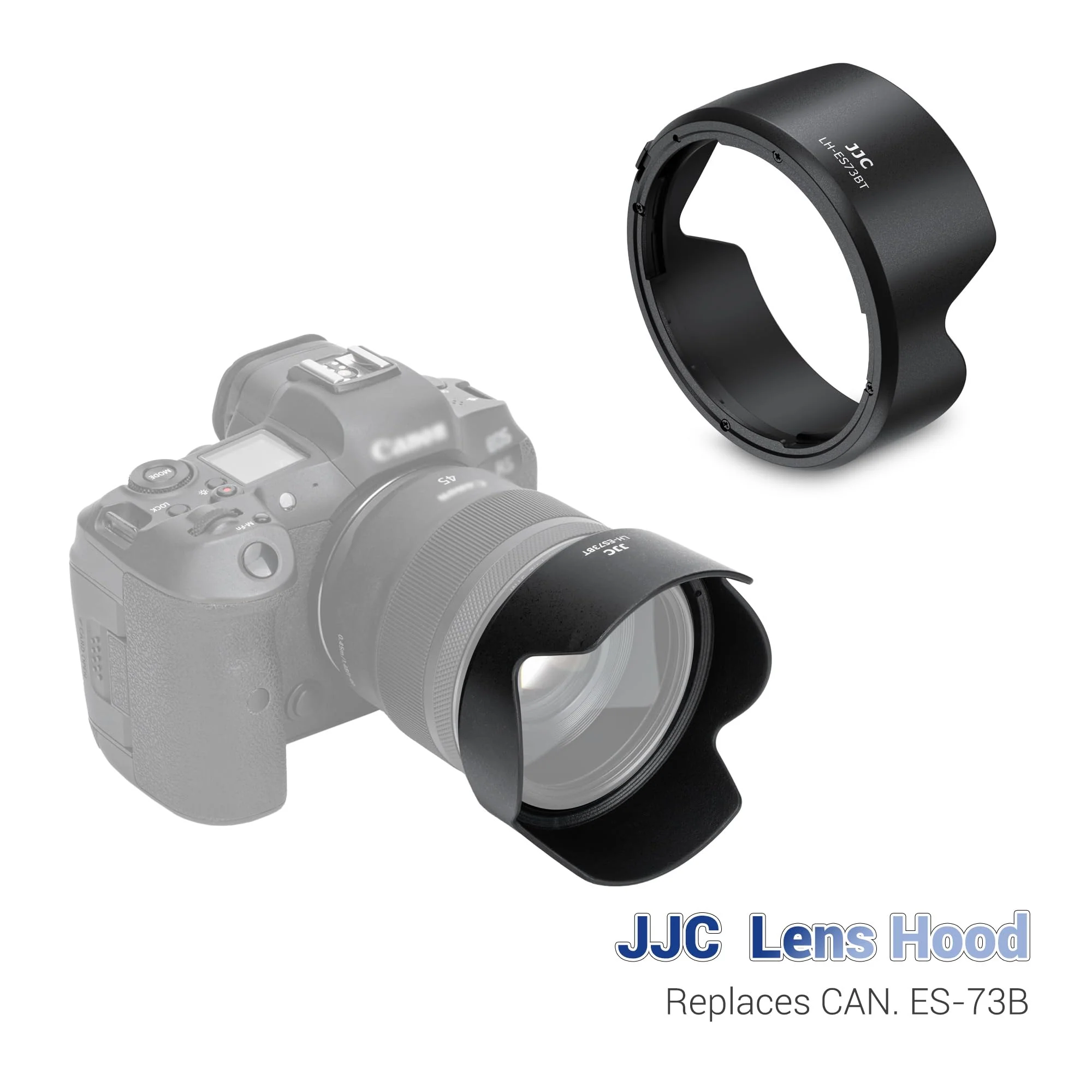 JJC Tulip Flower Lens Hood for Canon RF 45mm f/1.2 STM Lens, Reversible Lens Shade Replacement of Canon ES-73B Hood, Compatible with 67mm Filter/Lens Cap Tulip Flower Shape - Image 2