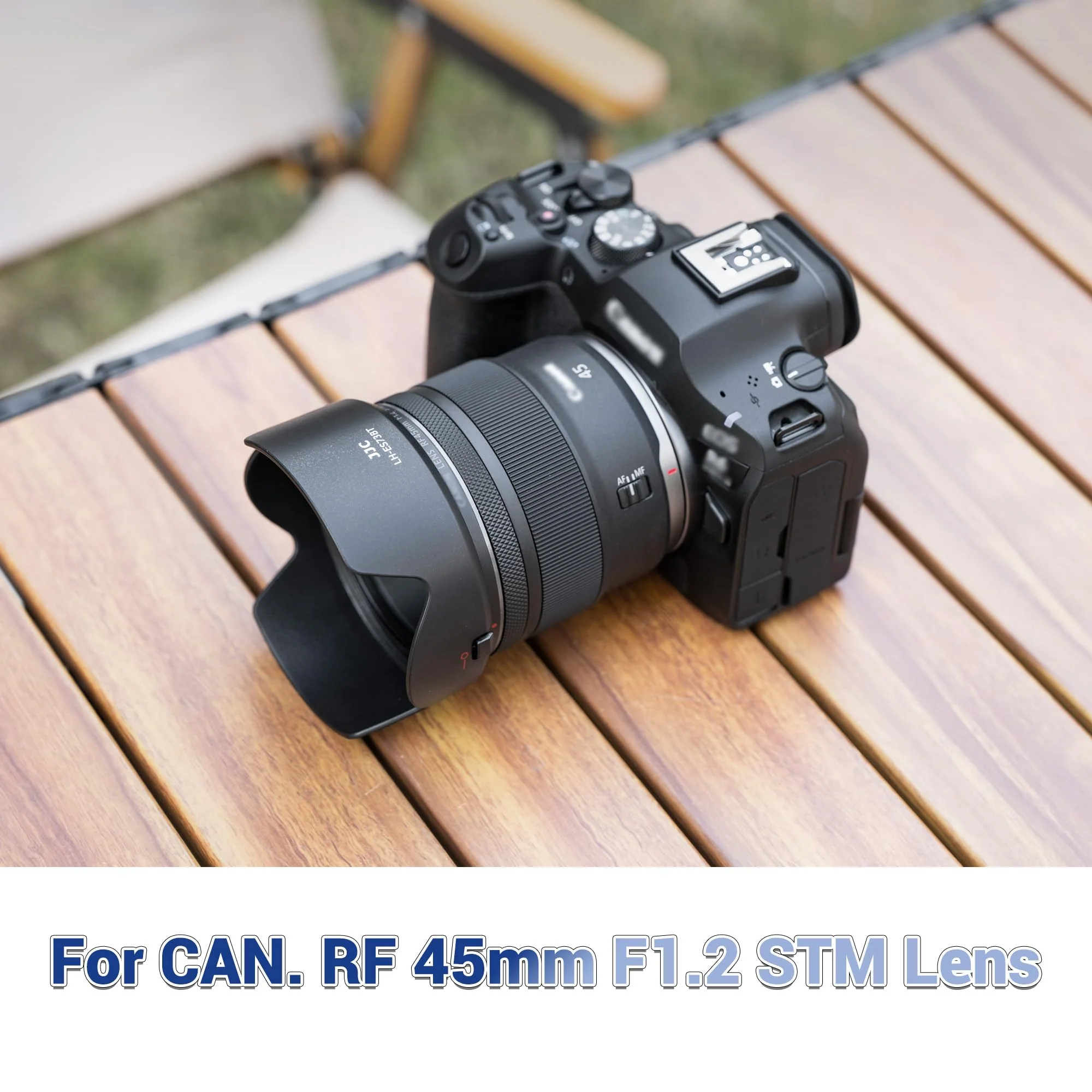JJC Tulip Flower Lens Hood for Canon RF 45mm f/1.2 STM Lens, Reversible Lens Shade Replacement of Canon ES-73B Hood, Compatible with 67mm Filter/Lens Cap Tulip Flower Shape - Image 3