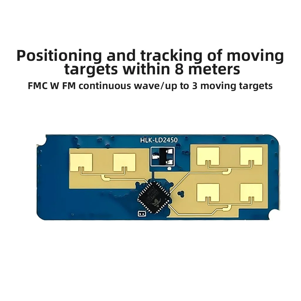 JMT HLK-LD2450 24GHz Trajectory Sensor, ISM Smart Home, Human Motion Tracking, Ra·DAR Induction Module, Distance Angle, Speed Measurement (Pack of 5) 5Pcs - Image 5