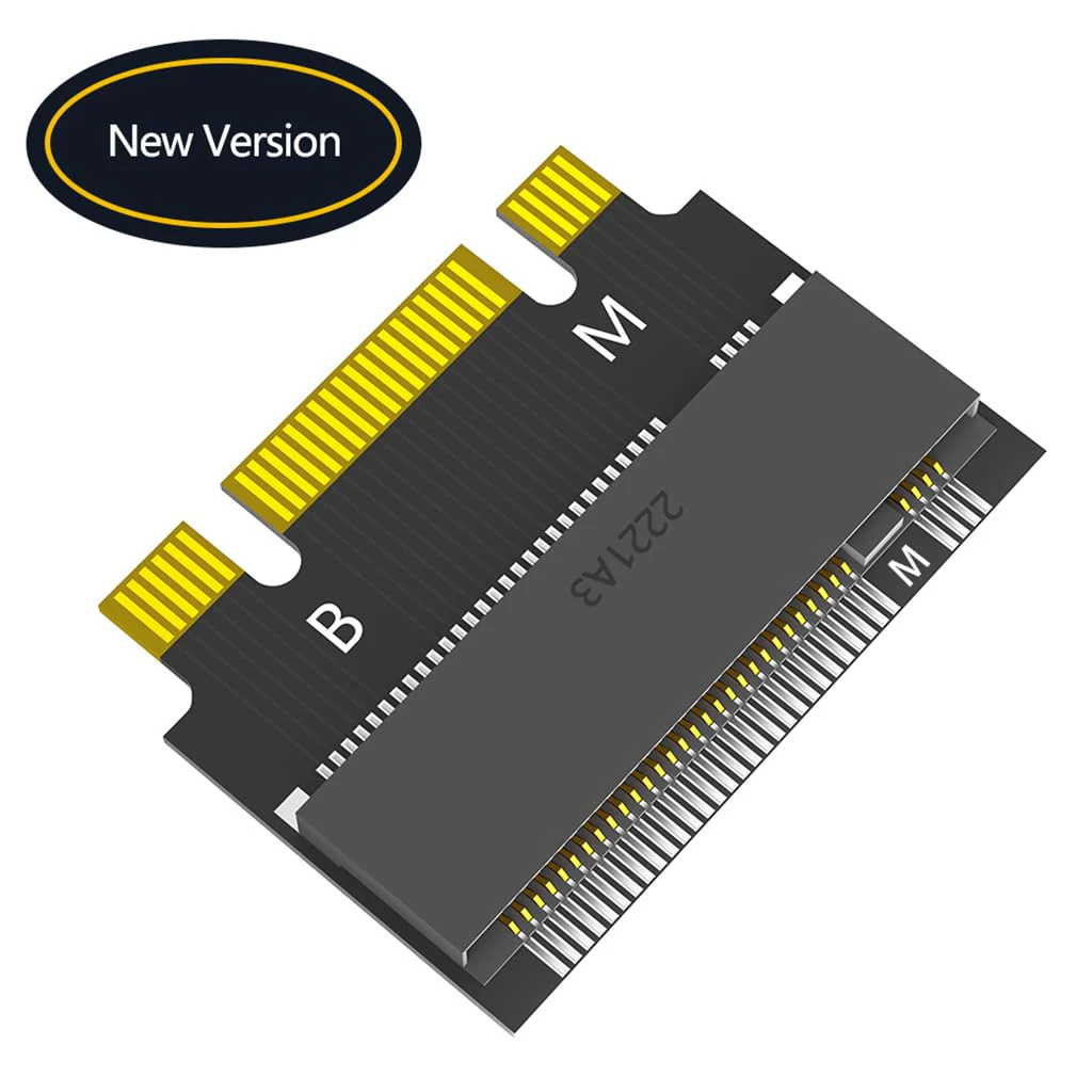 JMT M.2 NVME M-Key B+M 2230 to 2242 SATA-Bus SSD Extension Adapter Card Compatible with ThinkPad X270 X280 T470 T480 L480 T580 Serials (2230 to 2242) - Image 6