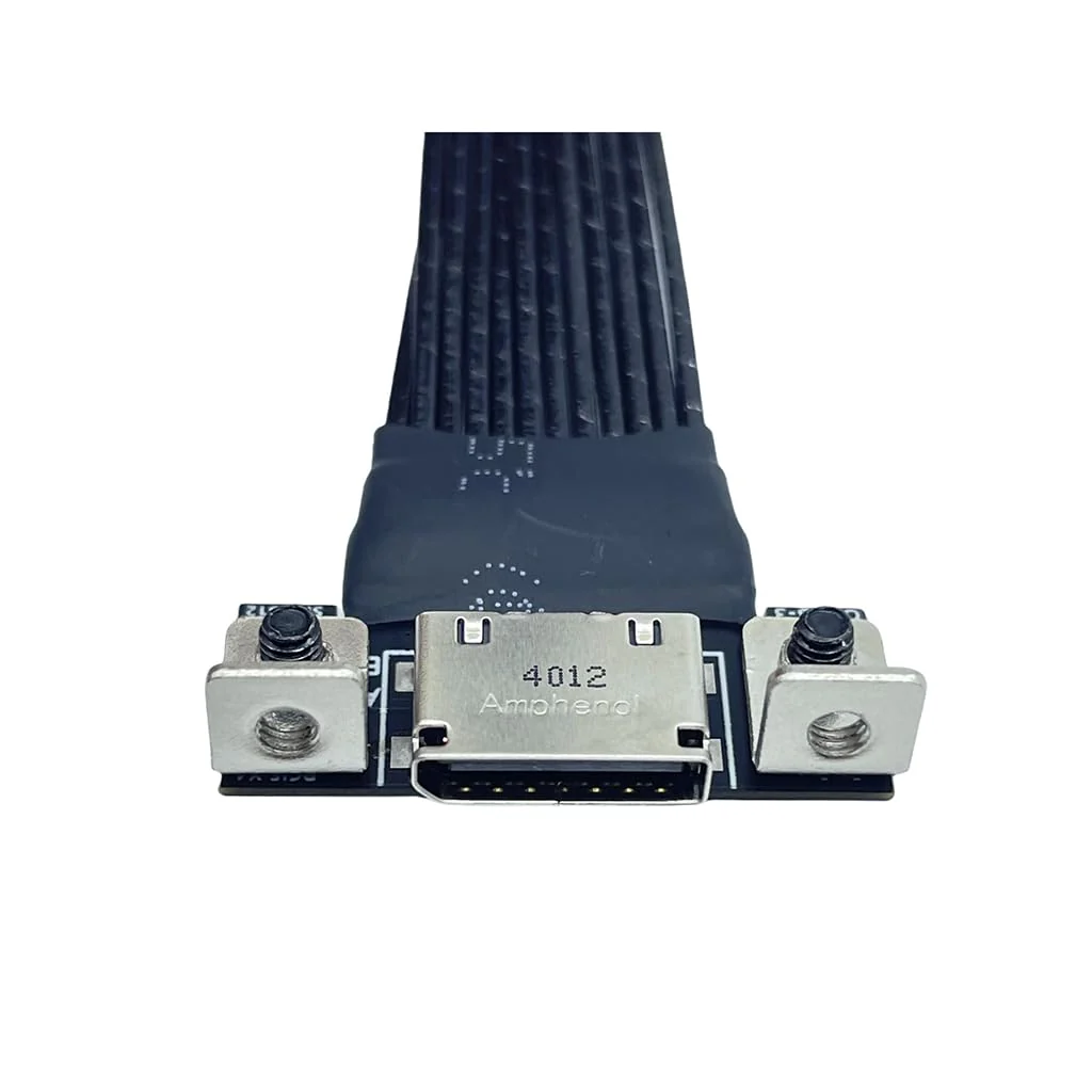 JMT M.2 NVMe M Key to Oculink 4i / SFF8611 Extension Cable PCIe4.0 X4 Gen3 4 Compatible with T10 / SAS-4 SFF-8612 (15cm) 15cm - Image 7