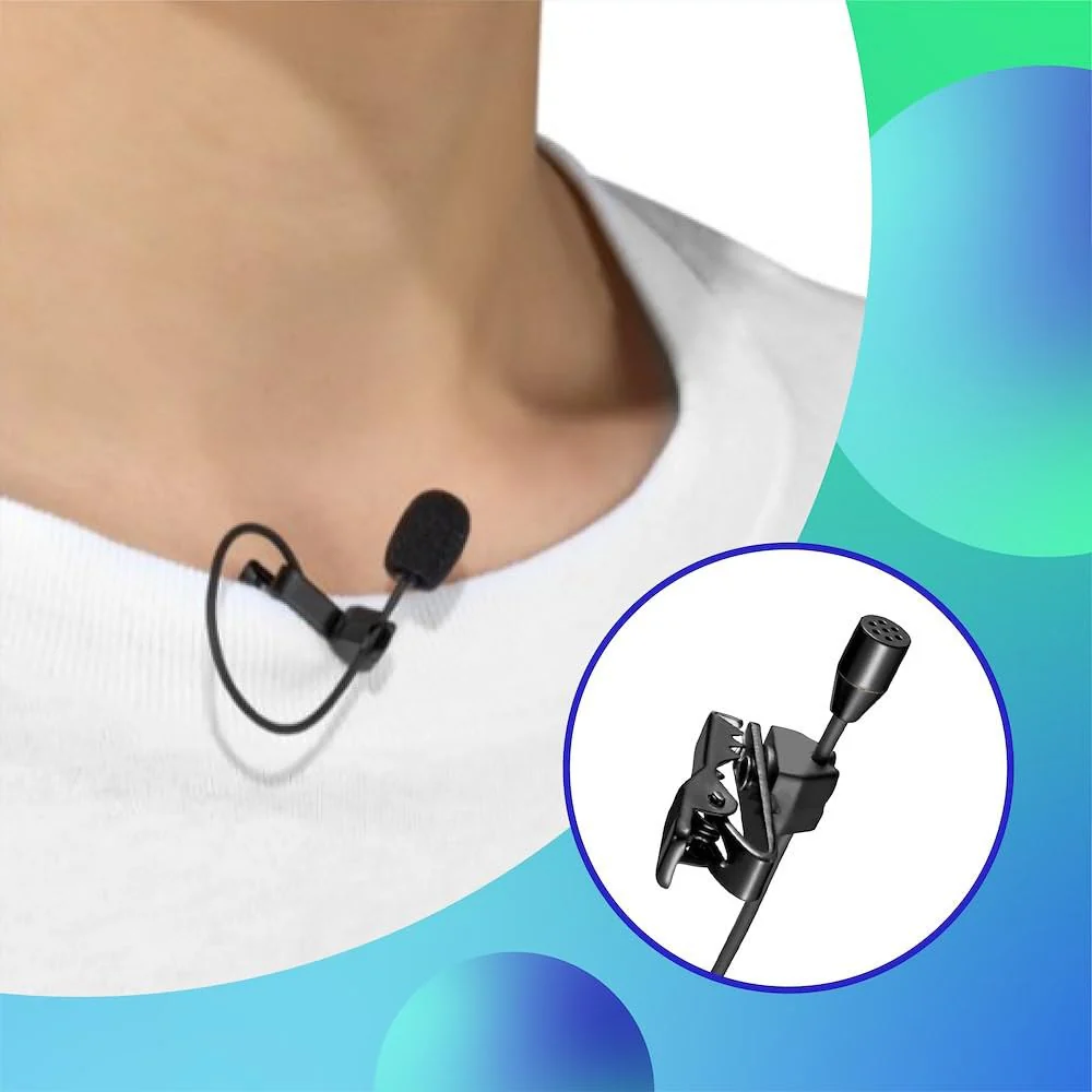 Joby Wavo Lav PRO Professional Lavalier Microphone Omnidirectional Wearable with Pro-Grade Miniature Capsule, for Cameras, Easy Clip-On System, Vlogging, Live Streaming, 2.5 m Long Cable, Black Standard - Image 2