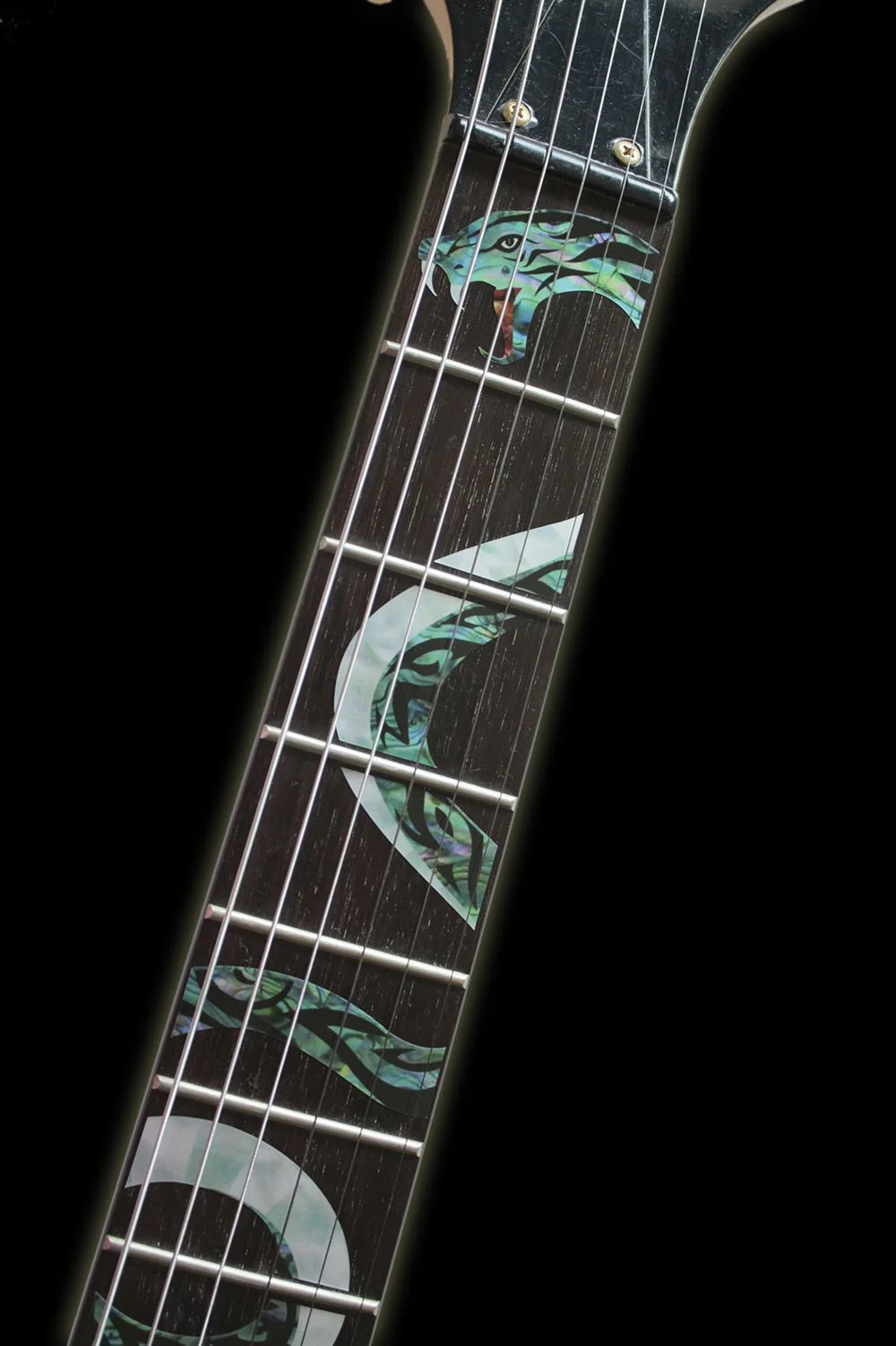 Jockomo Twisted Snake Guitar Inlay Sticker - Image 2