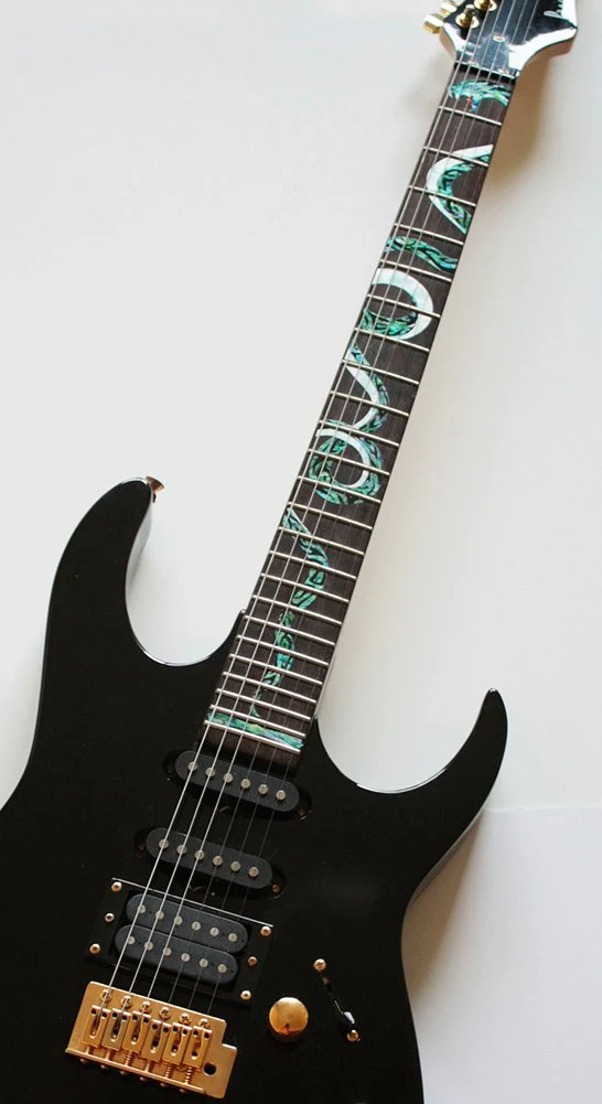 Jockomo Twisted Snake Guitar Inlay Sticker - Image 3
