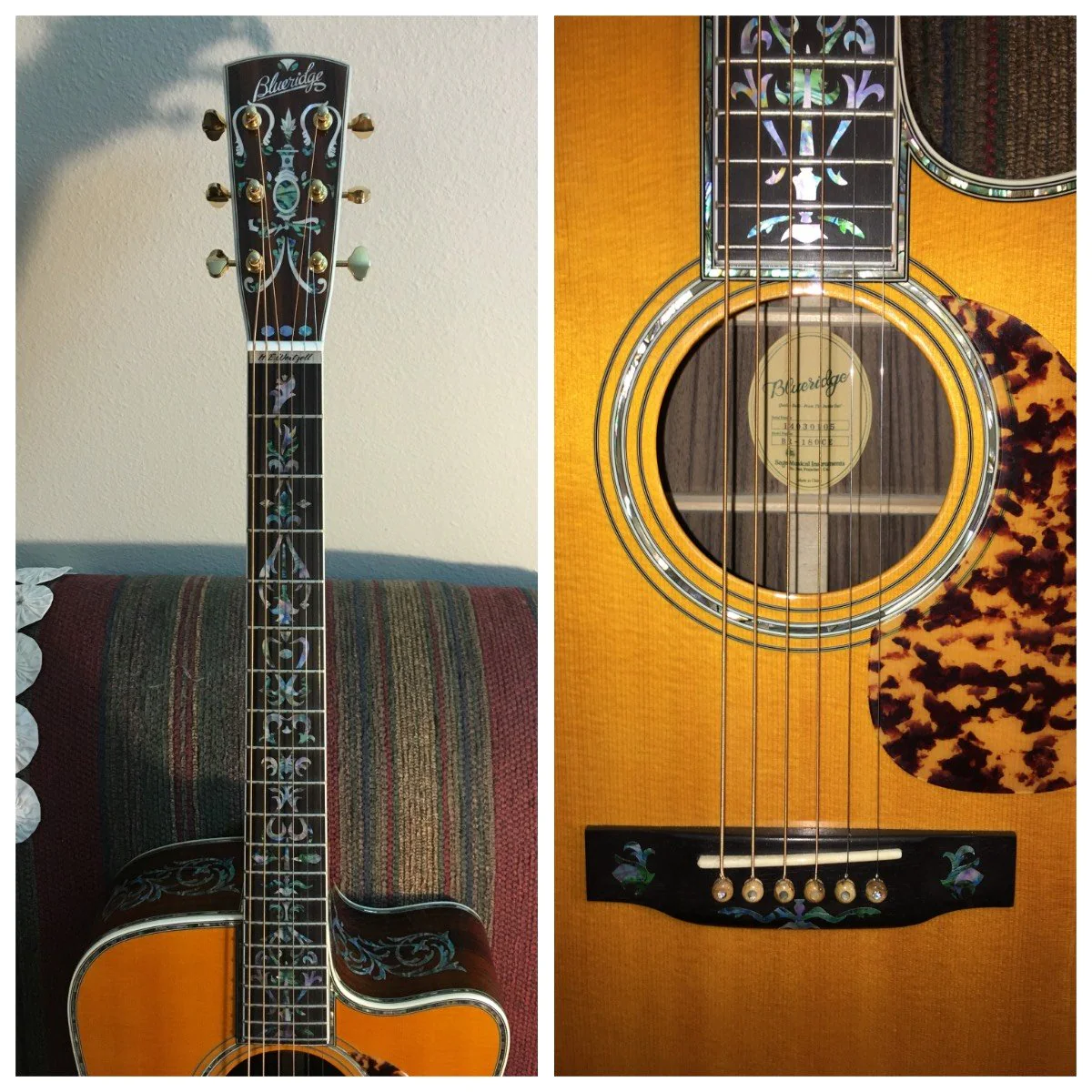 Jockomo Vine of Tree (Avalon MIX) Guitar Inlay Sticker Abalone Mix - Image 4