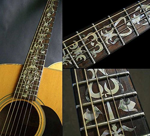 Jockomo Vine of Tree (White Pearl) Guitar Inlay Sticker white pearl - Image 3