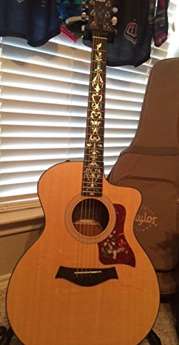 Jockomo Vine of Tree (White Pearl) Guitar Inlay Sticker white pearl - Image 4