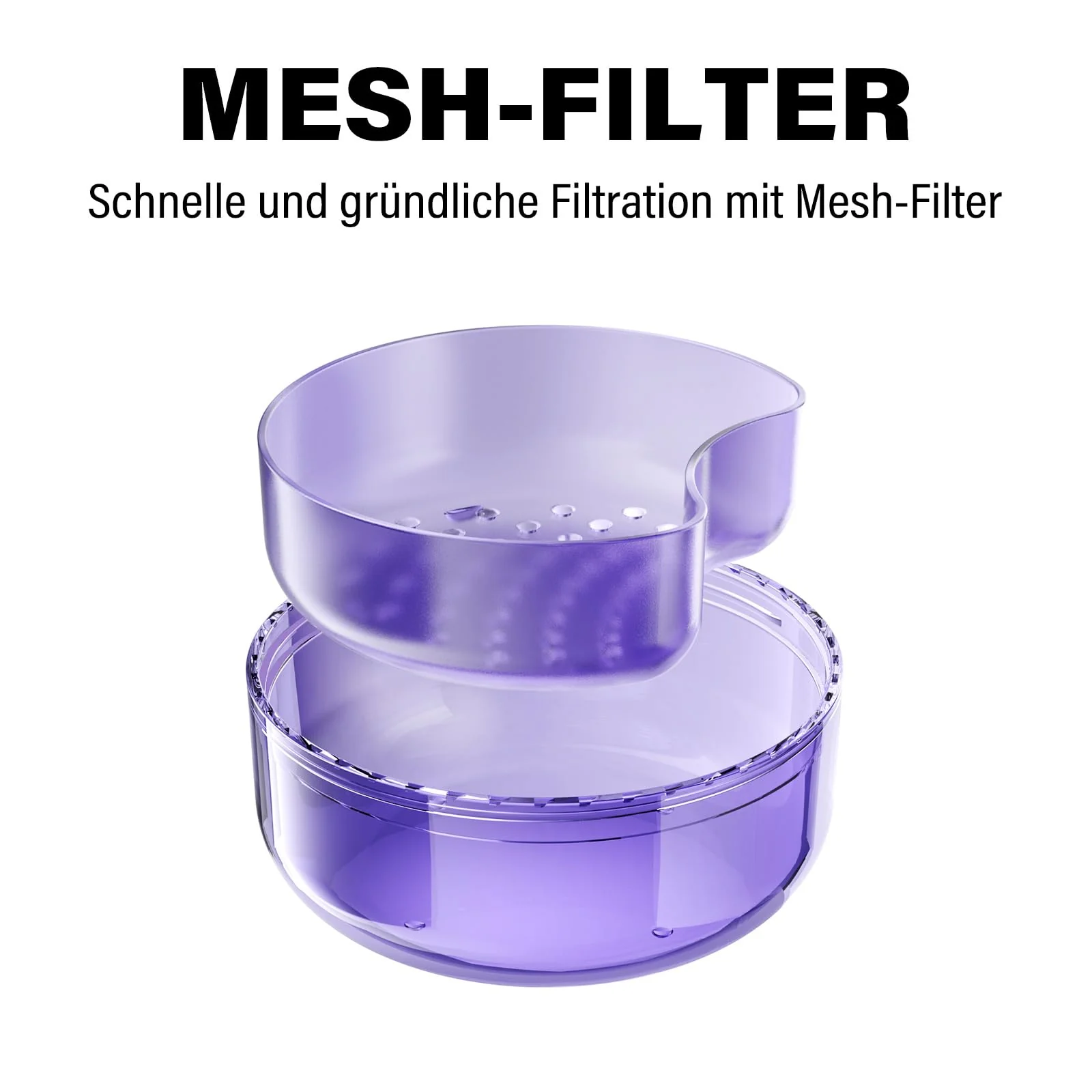 Joinice 2-in-1 Retainer Box and Soaking Box, Portable, Storage and Soaking Made of PC Material, Suitable for Retainers, Braces, Dental Splints and Prostheses, for Storage and Cleaning (Purple) Purple - Image 5