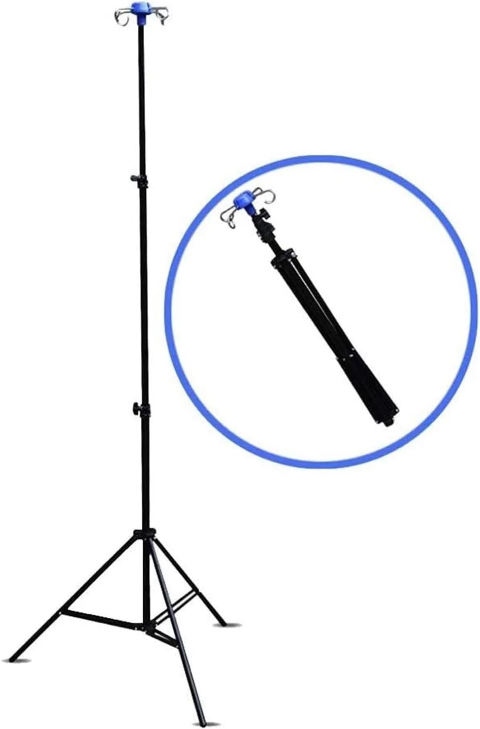 Jokerzi Foldable Household Infusion Stand, Portable and Mobile Medical Bottle Infusion Stand - Image 2