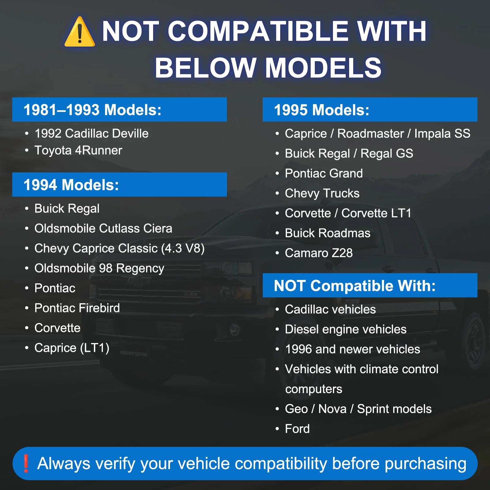 JOPLAY OBD1 Scanner and Code Reader ONLY Compatible with GM 1982-1995 Vehicles, ECM ABS Diagnostic Scan Tool with Instructions in English, Spanish, and French (Blue) Blue - Image 2