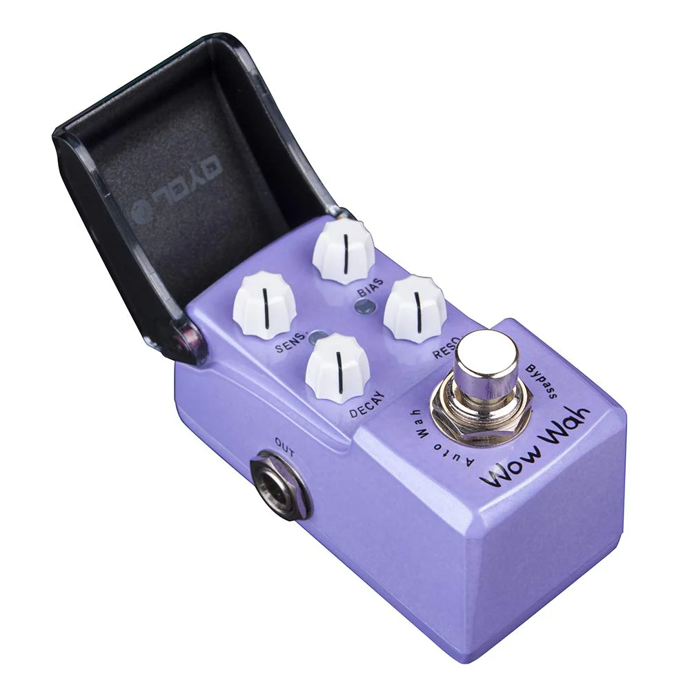 JOYO Auto Wah Mini Pedal for Electric Guitar Effect - True Bypass Ironman Series (Wow Wah JF-322) purple auto wah - Image 2