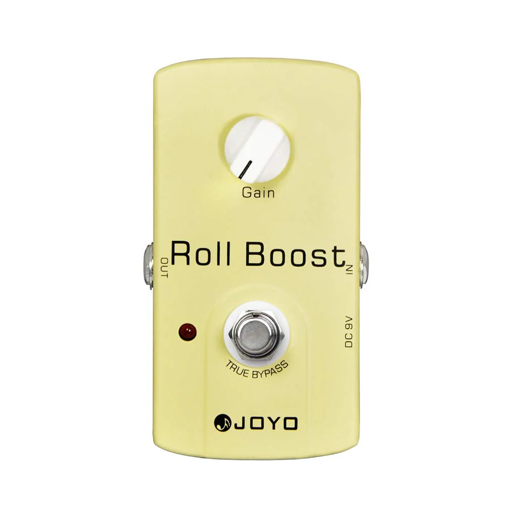 JOYO Boost Pedal Classic Circuitry up to 35dB Clean and Clear Boost for Electric Guitar Effect - True Bypass (Roll Boost JF-38) Classic,Boost Yellow - Image 2