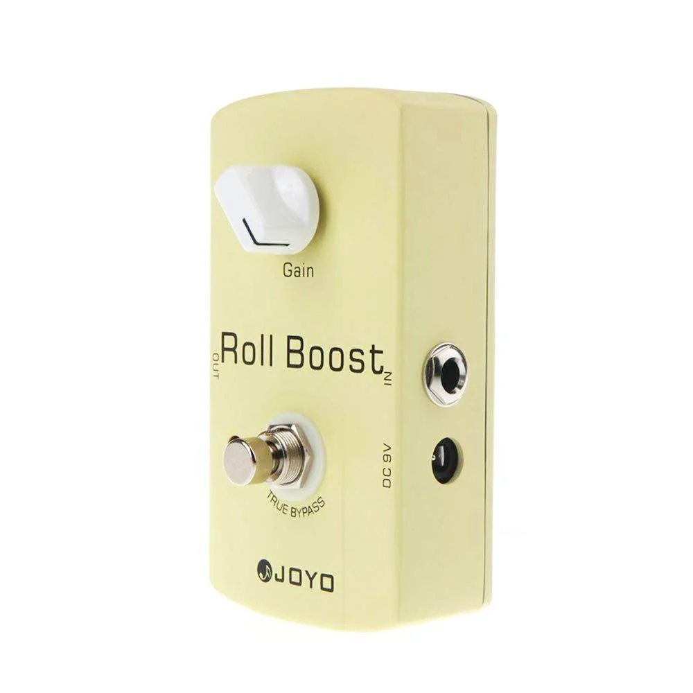 JOYO Boost Pedal Classic Circuitry up to 35dB Clean and Clear Boost for Electric Guitar Effect - True Bypass (Roll Boost JF-38) Classic,Boost Yellow - Image 4