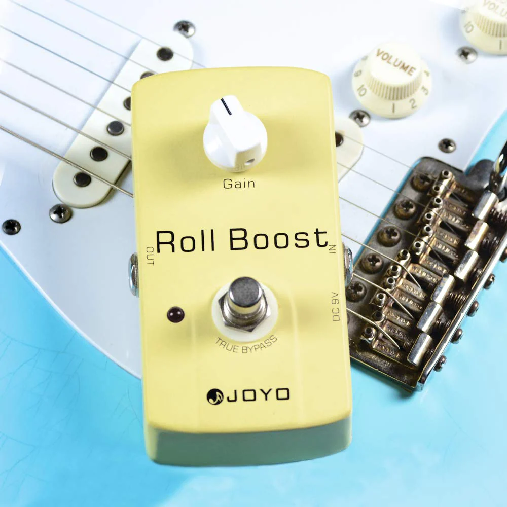 JOYO Boost Pedal Classic Circuitry up to 35dB Clean and Clear Boost for Electric Guitar Effect - True Bypass (Roll Boost JF-38) Classic,Boost Yellow - Image 6