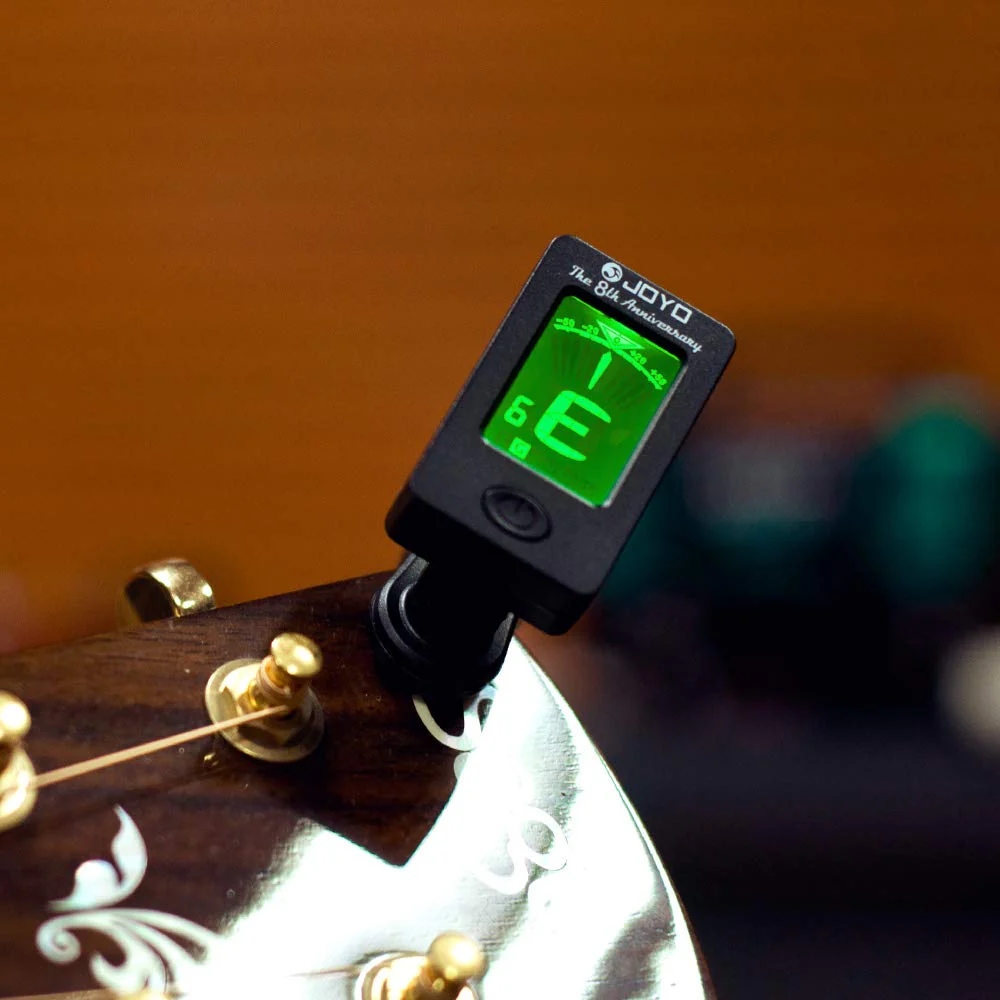 JOYO Clip on Guitar Tuner for Ukulele, Violin, Mandolin, Guitar, Bass, Digital Electronic Chromatic Tuner (JT-01, Black, 4PCS) 4 - Image 5