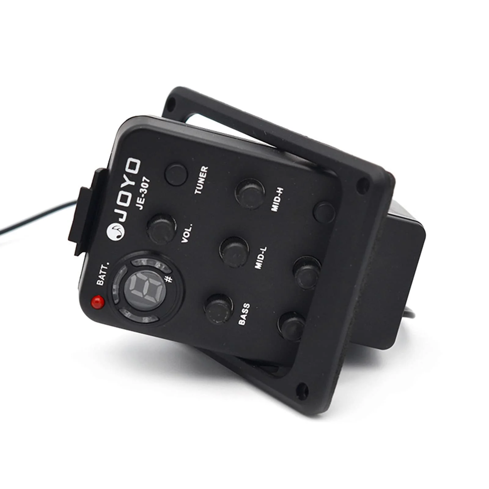 JOYO JE-307 5-Band EQ Equalizer Acoustic Guitar Piezo Pickup Preamp Tuner System with LCD Display - Image 4