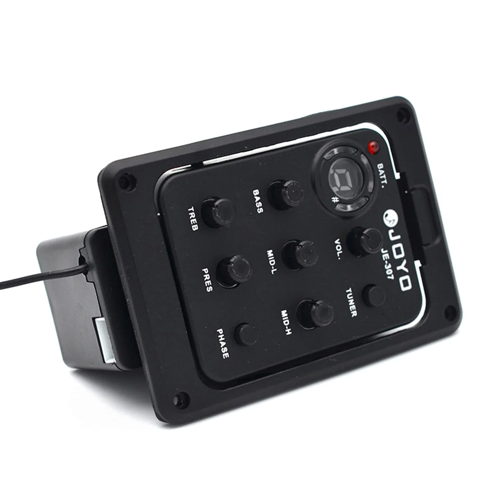 JOYO JE-307 5-Band EQ Equalizer Acoustic Guitar Piezo Pickup Preamp Tuner System with LCD Display - Image 6