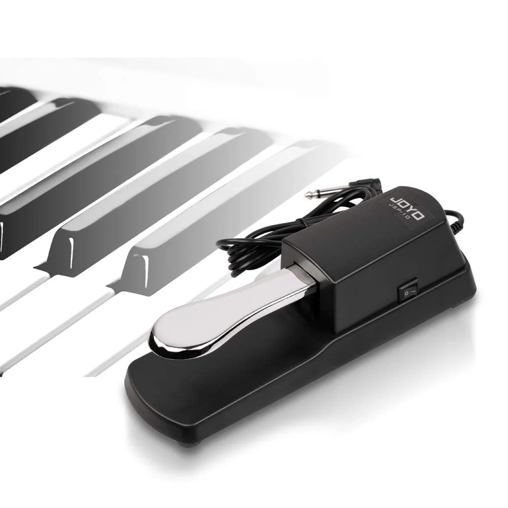JOYO JSP-10 Universal Sustain Pedal for Electric Piano Keyboard Synthesizer with 1/4 Inch Connector Digital Piano Pedal - Image 4