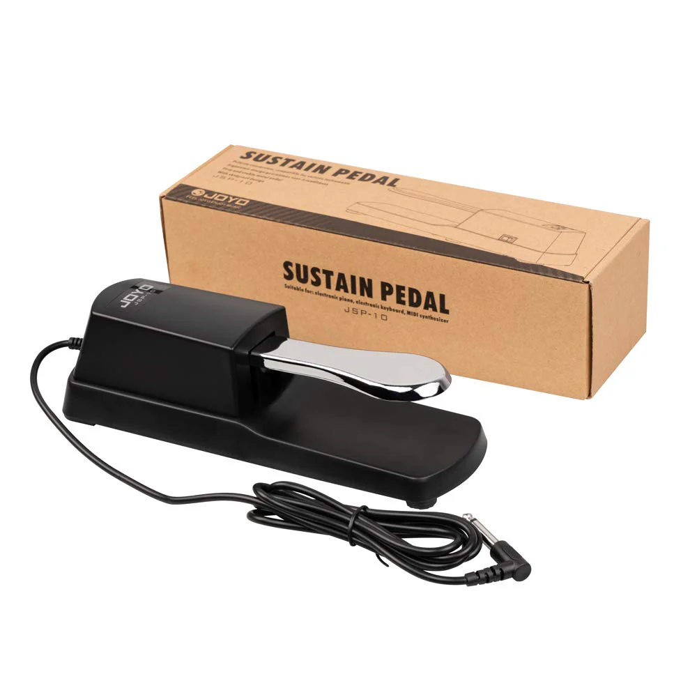 JOYO JSP-10 Universal Sustain Pedal for Electric Piano Keyboard Synthesizer with 1/4 Inch Connector Digital Piano Pedal - Image 6