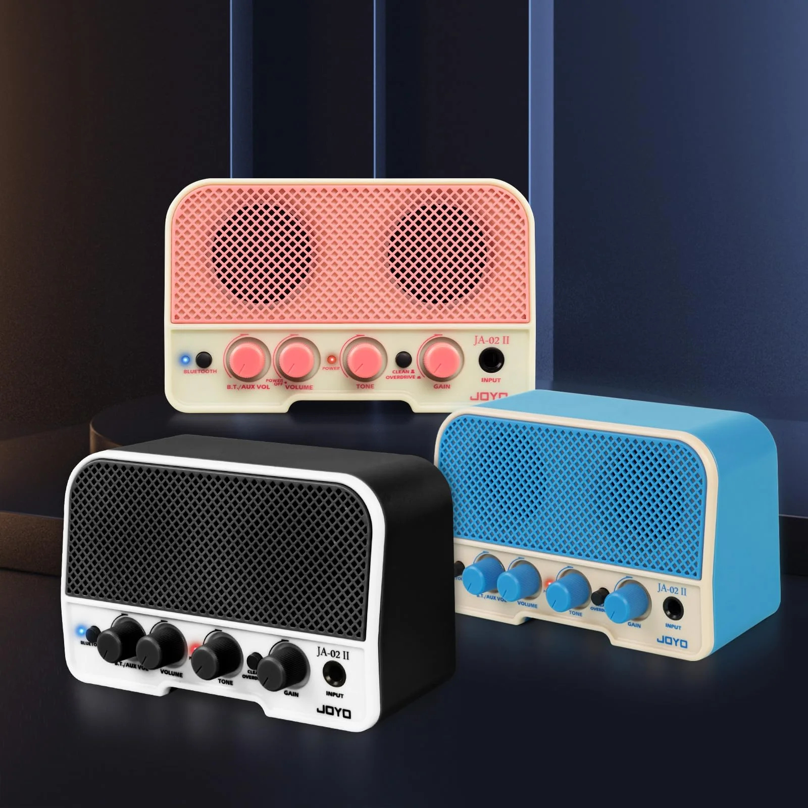 JOYO Mini Guitar Amplifier 5W Electric Guitar Amp Small Practice Amp with Bluetooth Clean & Overdrive Channels Portable Rechargeable (JA-02 II Black) - Image 6