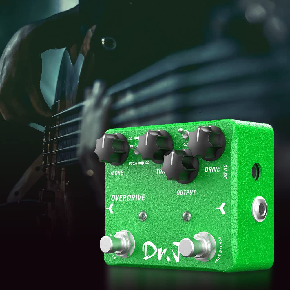 JOYO Overdrive Guitar Pedal Creamy Overdrive with Beautiful Warm Character Tones for Electric Guitar Effects High-end Edition Dr.J Series (D60) Grass Green - Image 7
