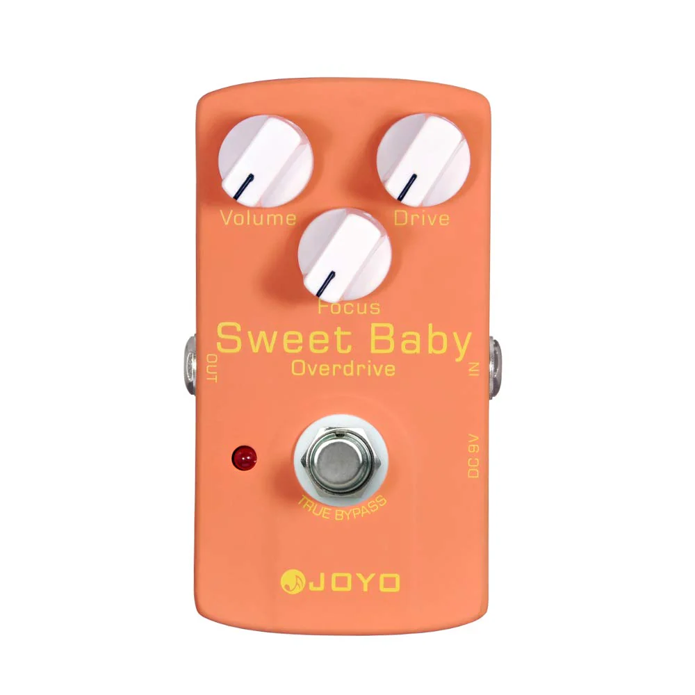 JOYO Overdrive Pedal Low-Gain Adapt to Various OD Styles for Electric Guitar Effect - True Bypass (Sweet Baby JF-36) Low-Gain,Overdrive Orange-red - Image 2