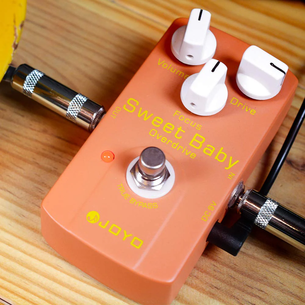 JOYO Overdrive Pedal Low-Gain Adapt to Various OD Styles for Electric Guitar Effect - True Bypass (Sweet Baby JF-36) Low-Gain,Overdrive Orange-red - Image 6