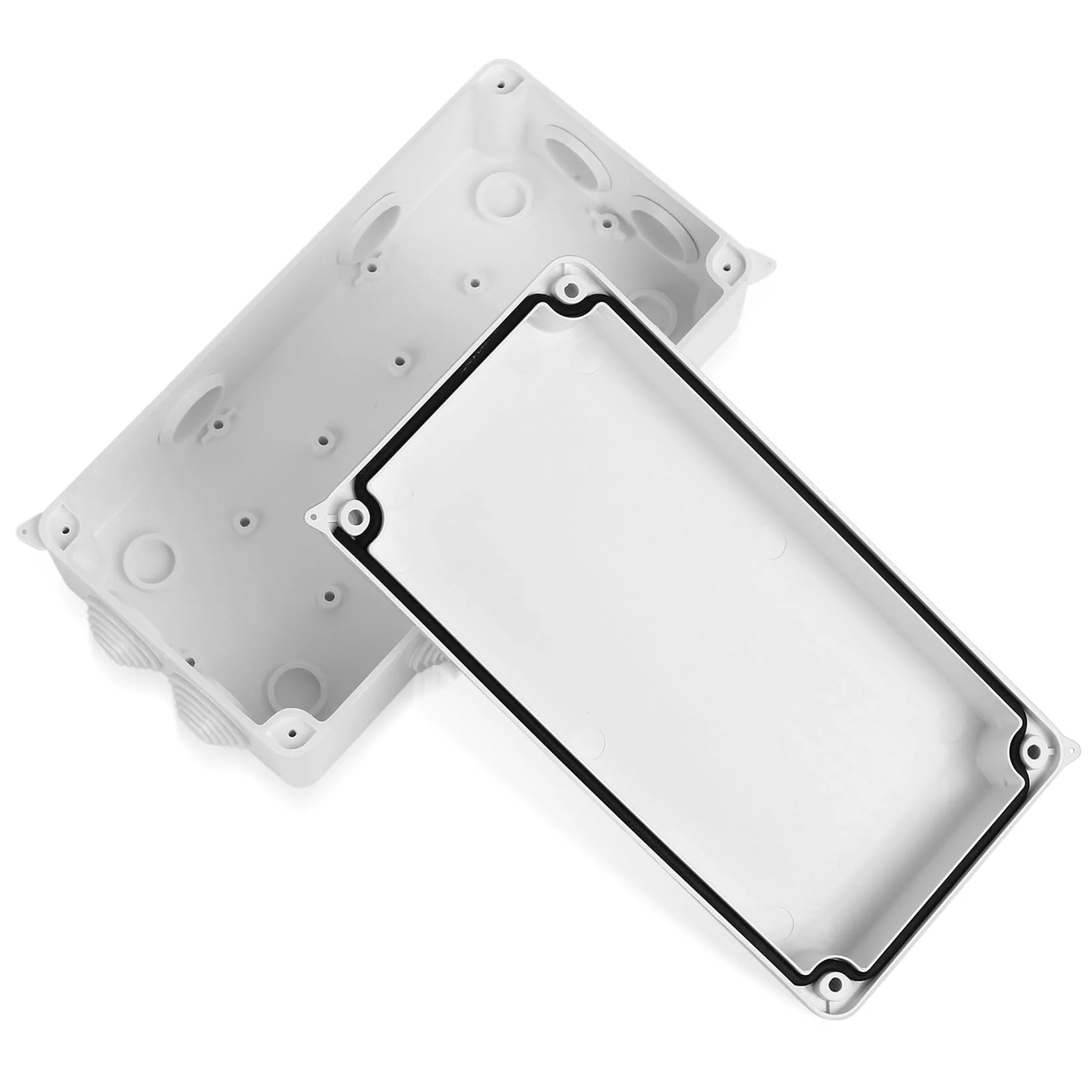 Junction Box Waterproof Junction Box Outdoor Waterproof ABS Junction Box White Surface-Mounted Electrical Box Junction Box Cable Junction Box 200 x 100 x 70 mm - Image 3