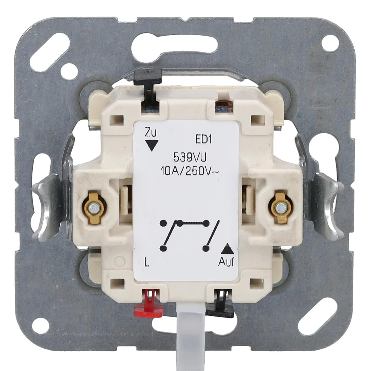 Jung 539VU Switch and Button Blind Switch 1-Pin Aluminium - Image 4