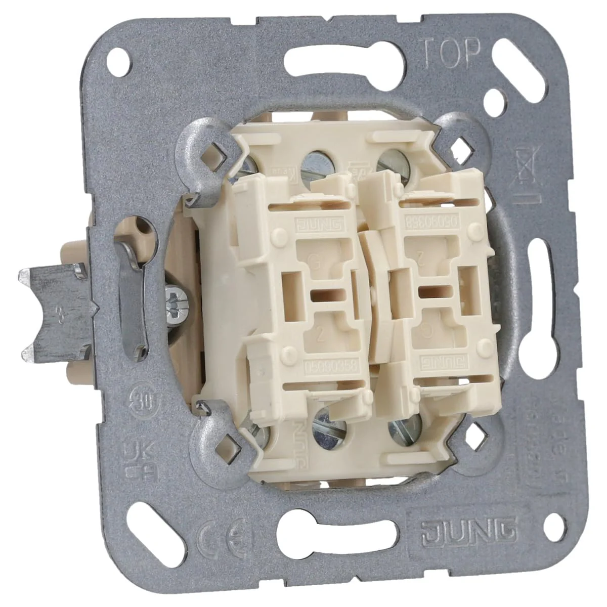 Jung AS500 alpine white, switches and sockets