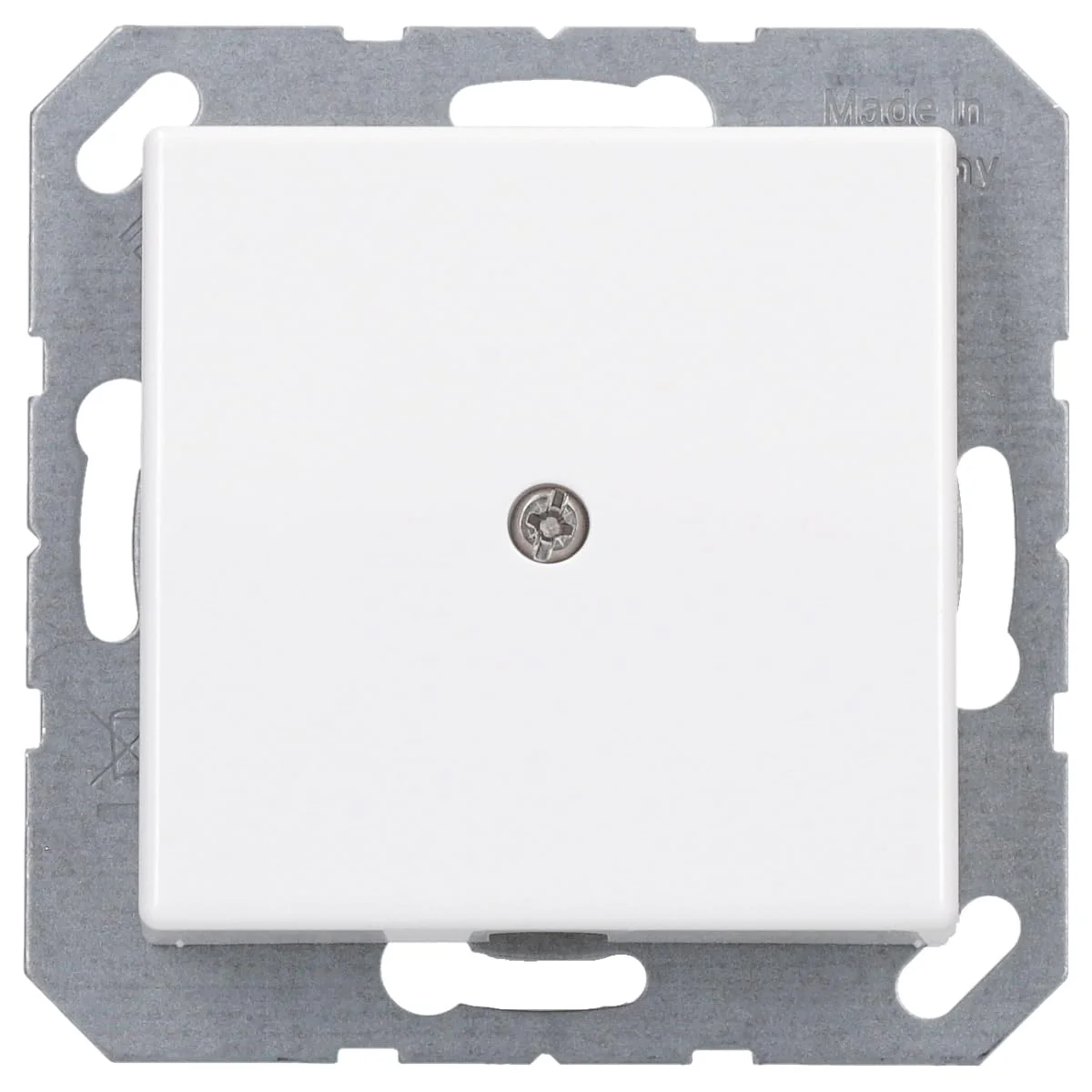 Jung AS590AWW Leitungsauslass mit Zugentlastung, alpine white, AS500 - Image 2