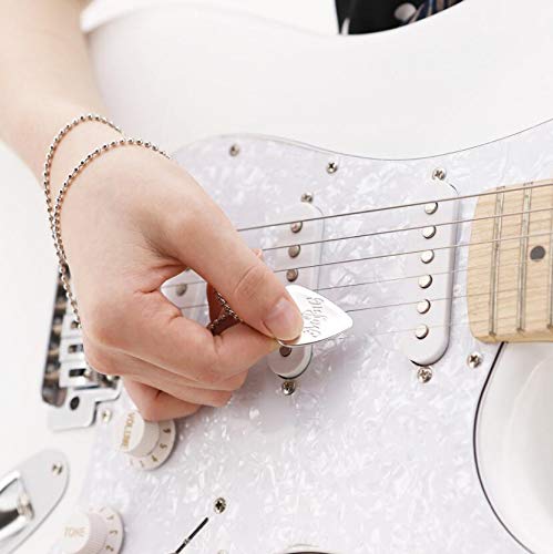 JUPPE Bronze Guitar Picks & Bass Picks, I'd Pick You Every Time Guitar Pick With Leather Case Birthday Music Gifts For Him Her or Couples (I'd Pick You Every Time) - Image 8