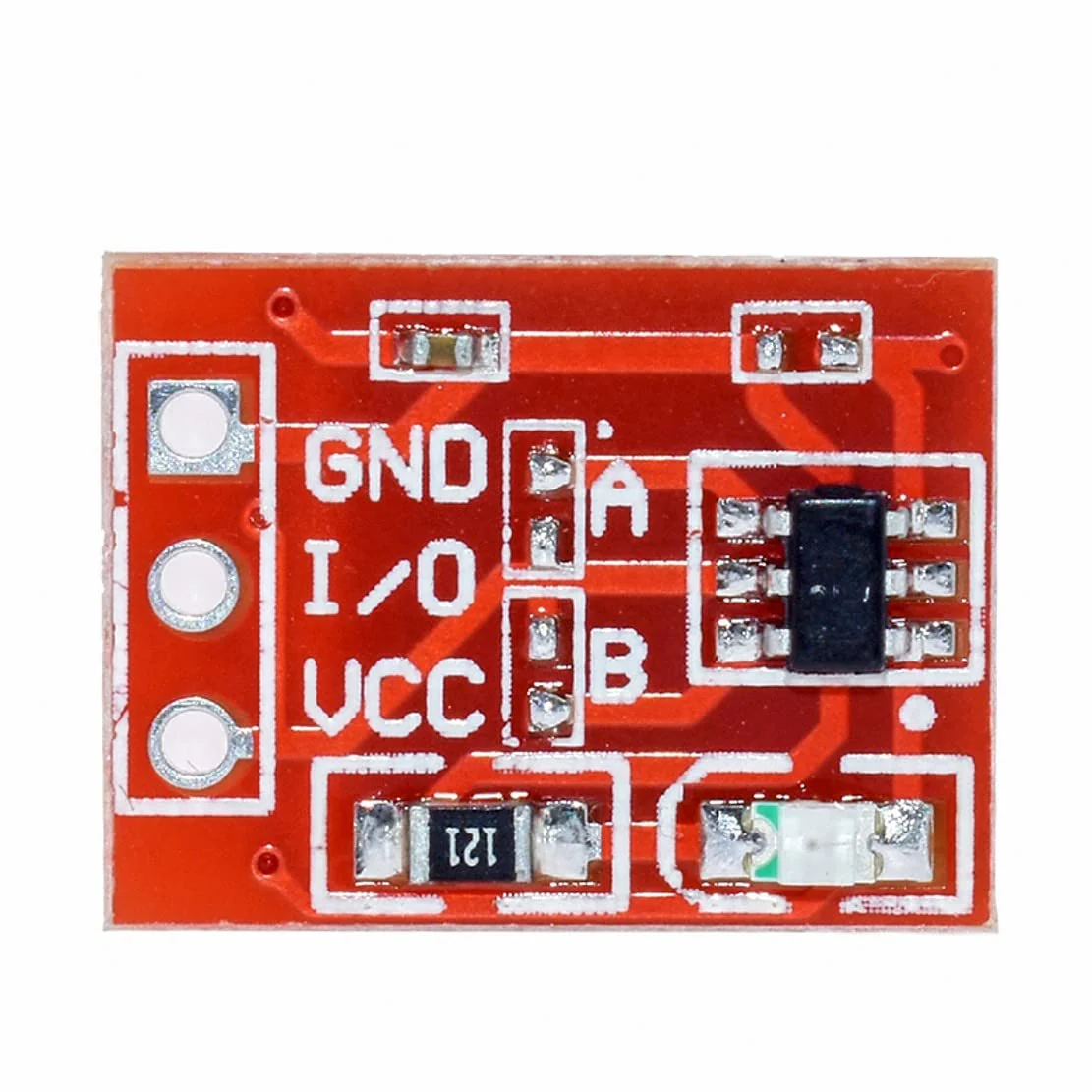JZK 10x TTP223 Self-Lock Capacitive Touch Switch Module, DC 2.5V - 5.5V Digital Capacitive Touch Sensor Switch Module, Single-Channel Transformation - Image 3