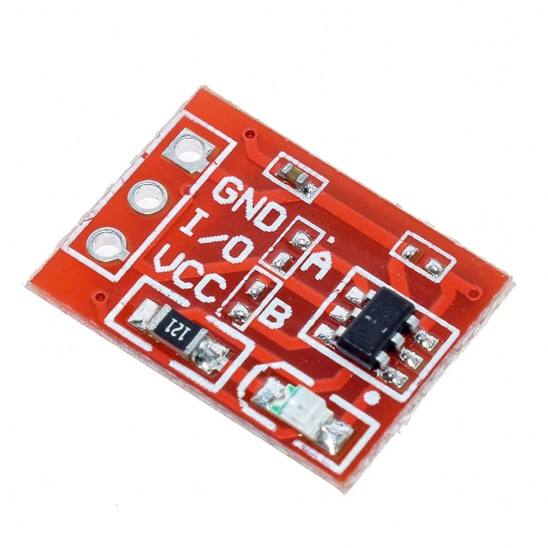 JZK 10x TTP223 Self-Lock Capacitive Touch Switch Module, DC 2.5V - 5.5V Digital Capacitive Touch Sensor Switch Module, Single-Channel Transformation - Image 5