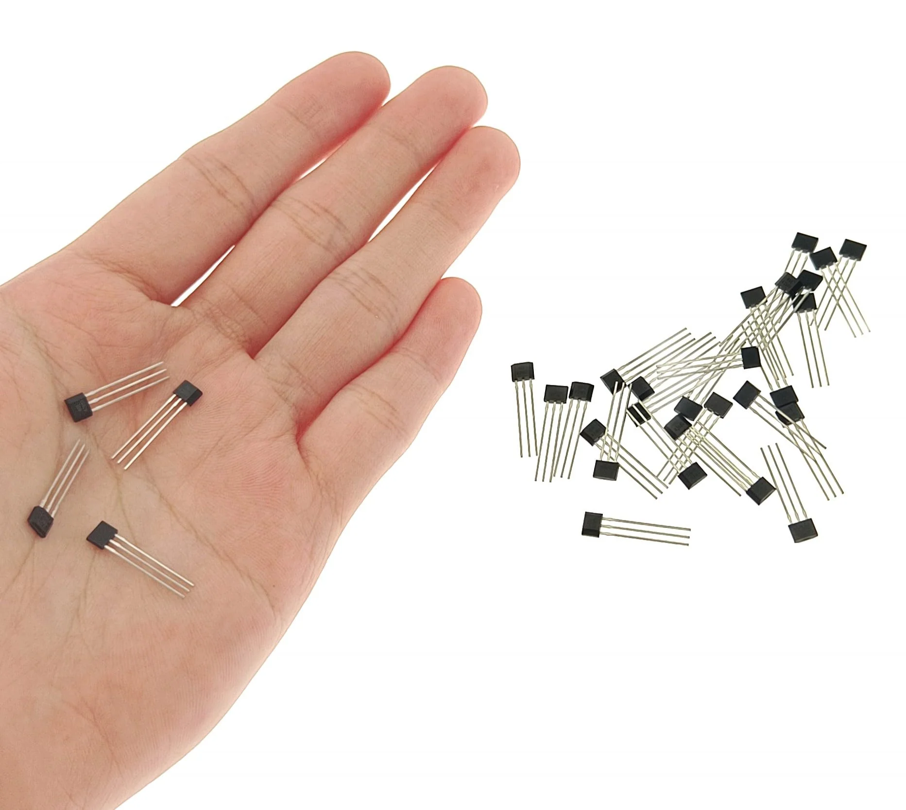 JZK 30x 49E SS49E OH49E AH49E TO-92 Bipolar Linear Hall Effect Sensors, Magnetic Detector 3 Pin Hall Sensor for Repair of Electric Vehicle Engines - Image 4