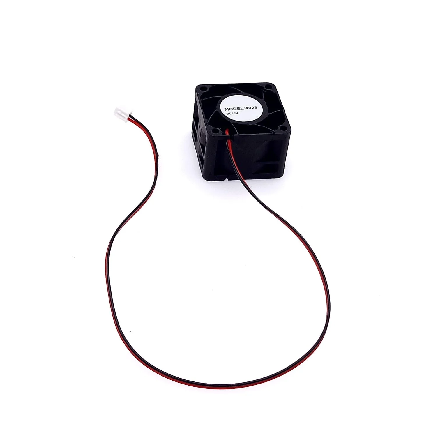 JZK 40 x 40 x 28 mm DC 12 V Mini Cooling Fan 40 mm with 2-Pin Plug, 15000 rpm, 0.27 A, 4028 Ball Bearing Small Brushless DC Fan 4 cm for Cooling or Ventilation, 3D Printer Fan - Image 6