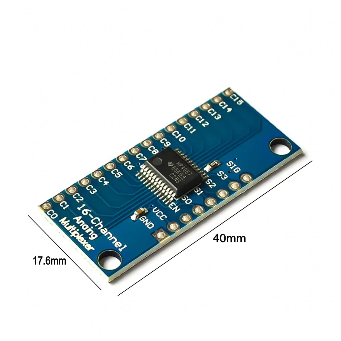 JZK CD74HC4067 Multiplexer Precise Module 16 Channel Analog Digital Multiplexer Breakout Board Module 2V-6V Pack of 3 - Image 2