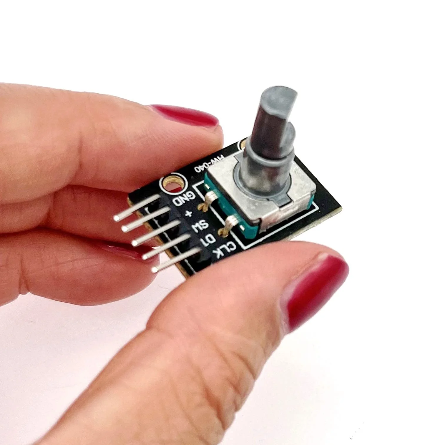 JZK KY-040 Rotary Encoder, 5 Pin 360 Degree Rotary Encoder, Module KY-040 Rotary Encoder, Push Button Switch, Pack of 5 - Image 7